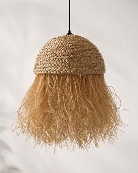 Ibiza Raffia Pendant Light
