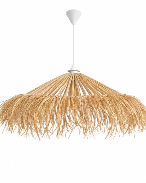 Raffia Wave Pendant Light