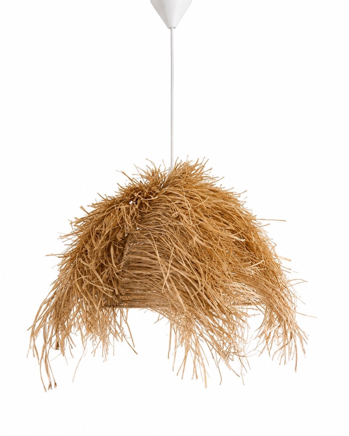 Star Raffia Pendant Light