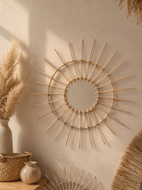 Decorative Sun Mirror