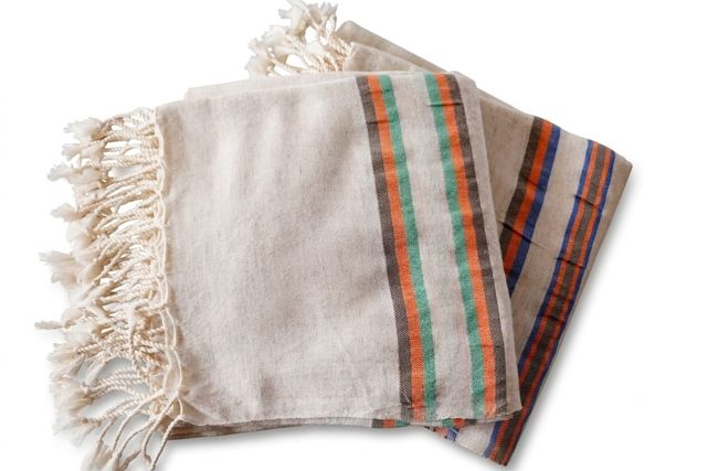 Karina Handwoven Cotton-Linen Peshtemal 90x170 cm